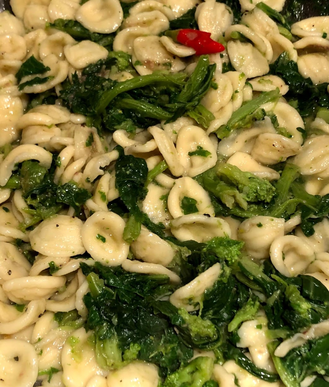 Orecchiette baresi alle cime di rapa